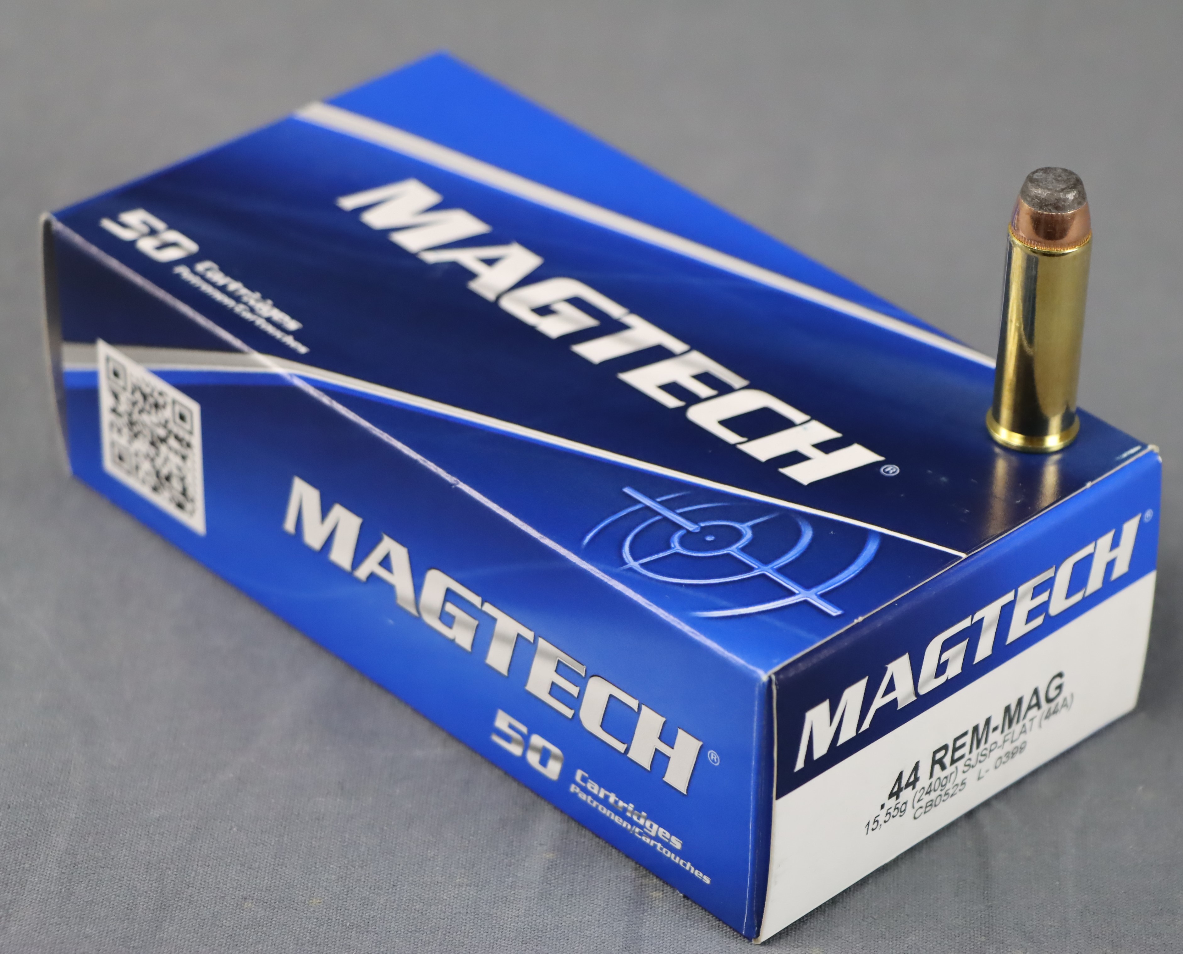 Magtech .44 Rem-Mag SJSP-Flat  240 grs. (44A)