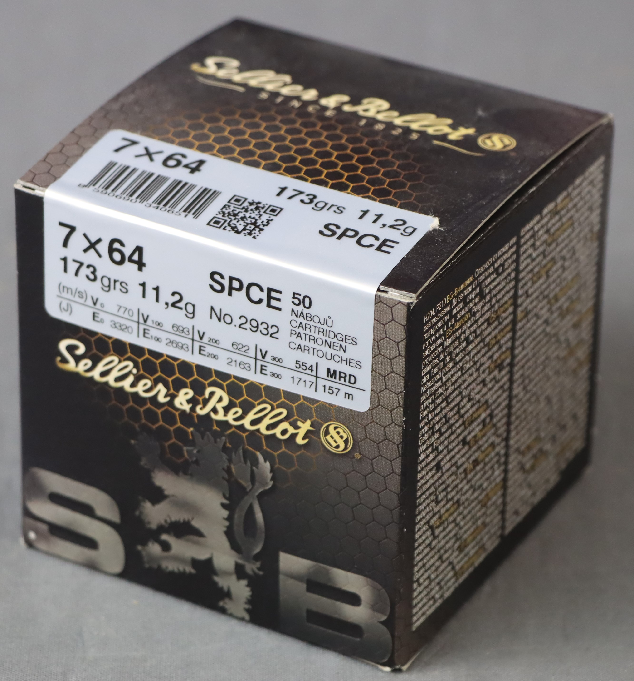 Sellier & Bellot 7x64 SPCE 173grs. 50 St.S&B