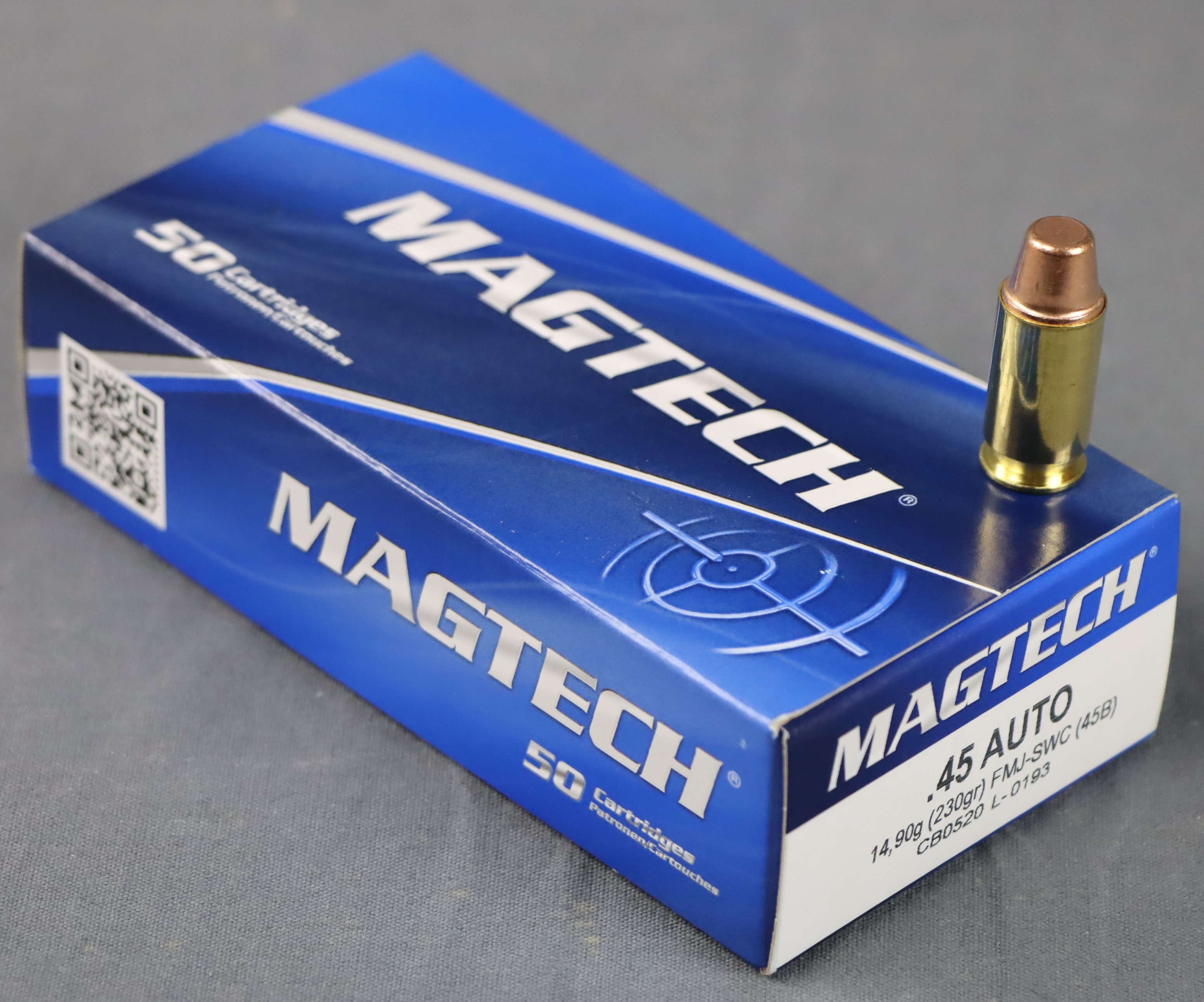 Magtech .45 ACP FMJ - SWC 230 grs (45B)