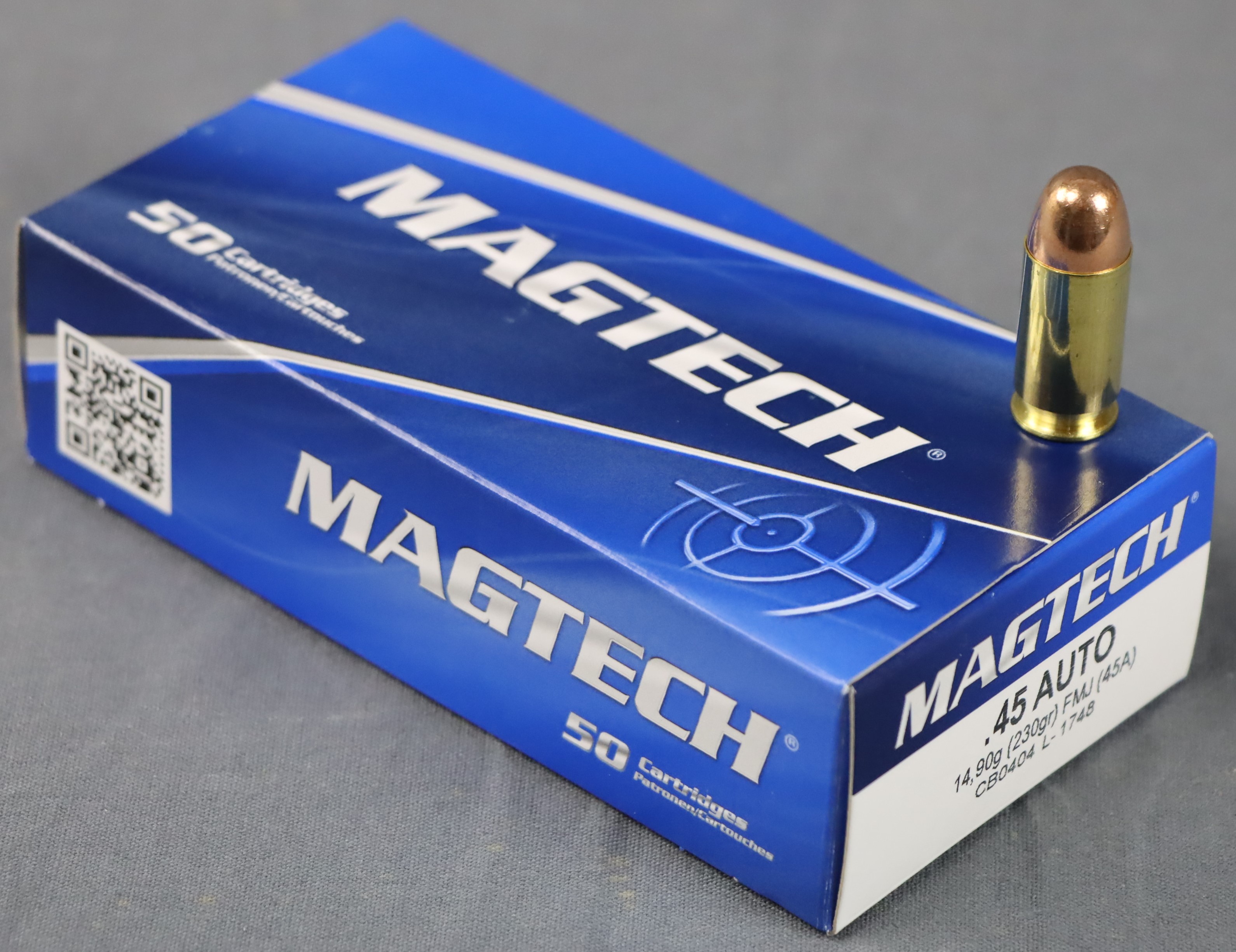 Magtech .45 ACP FMJ 230 grs 14,9g (45A)